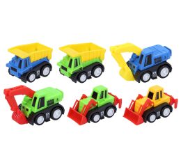 Auta stavební 6 ks 6 cm