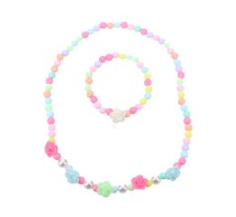 Módní set s růžičkami 2 ks