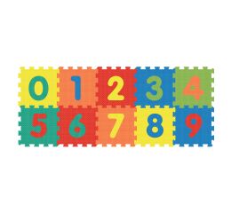 Bloky měkké - Číslice 10 ks 32 x 32 cm