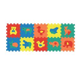 Bloky měkké - Zvířata 10 ks 32x32cm