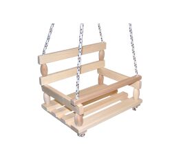 Houpačka dřevěná přírodní