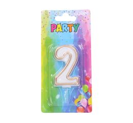 Párty svíčka 2 - zlatá