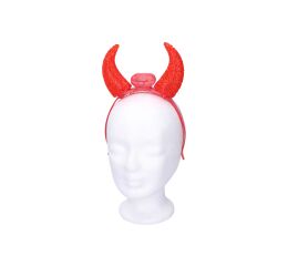 Rohy čertovské svítící (blikající) třpytivé