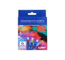 Temperová barva set kov 6ks - 12ml