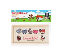 Domino dřevěné Krtek 16x9,2x4,5 cm