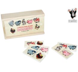 Domino dřevěné Krtek 16x9,2x4,5 cm