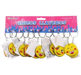 Klíčenka obličej, 4 druhy