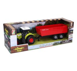 Traktor s vlečkou a efekty 36 cm