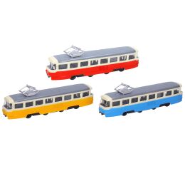 Tramvaj kovová s efekty 16 cm