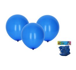 Balónek nafukovací 30cm - sada 10ks, modrý
