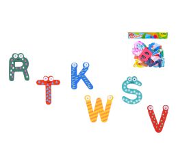 Magnet abeceda dřevená