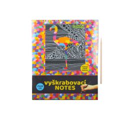 Vyškrabovací notes 21x28cm / 10 listů