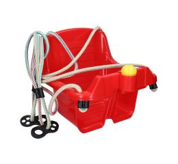 Houpačka dětská plastová červená