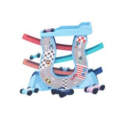 Autodráha s rampami 4 mini auta