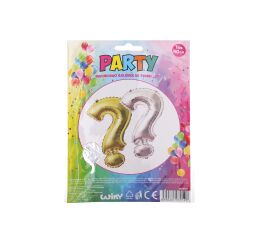 Balónek nafukovací ve tvaru "?" 40 cm