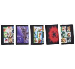 Peněženka na suchý zip 12,5x25 cm MIX