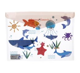 Složka s drukem 35,8x26 cm - Mořský svět