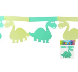 Girlanda zelená 3 m - Dinosaurus