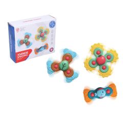 Baby spinnery - kousátka s přísavkou 3 ks