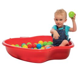 Pískoviště jablko - červené 85x76 cm