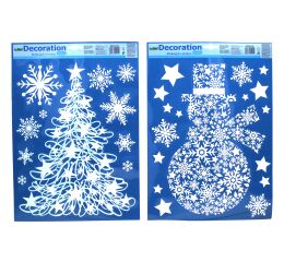 Dekorace okenní 41x29 cm VÁNOCE