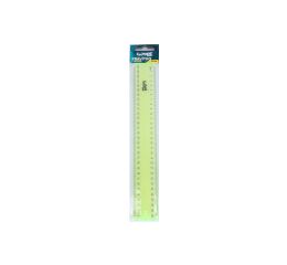 Pravítko 30 cm neon