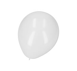 Balónek nafukovací 30 cm - sada 10ks, bílý