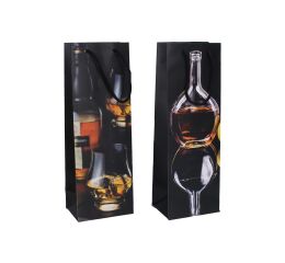 Dárková taška na láhev M 12x36x9 cm Celorok