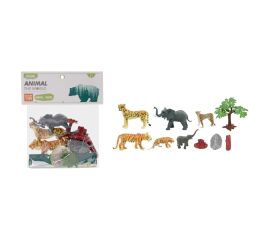 Zvířátka figurky divoká zvěř 6 ks set 10 cm