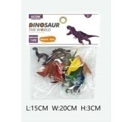 Zvířátka figurky dino 12 ks set 5 cm