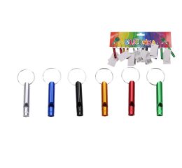 Klíčenka barevná píšťalka 4,5 cm