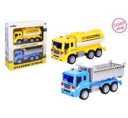 Auto nákladní a značky 2ks 25 cm - český obal