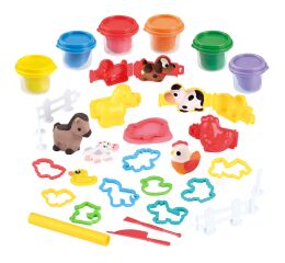 Playgo Modelína farma set 6x56g