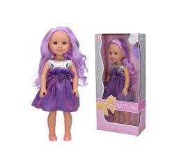 Panenka fialová 35 cm