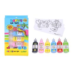 Barvy na sklo glitter 5+1 22ml