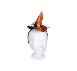 Set karneval - čarodějnická čelenka s ozdobou