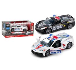 Auto policejní kovové 12 cm