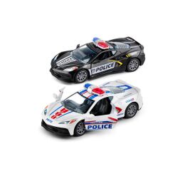 Auto policejní kovové 12 cm