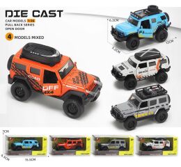 Auto terénní kovové 12 cm