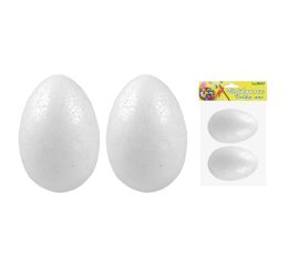 Vajíčko dekorační polystyrénové 9 cm, 2ks