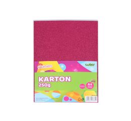 Karton A4 20,5x29,5 cm 10ks, glitter