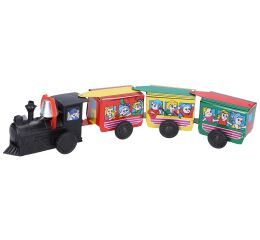 Vlak kovový natahovací 28 cm