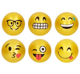 Míč gumový nenafouknutý úsměv 22 cm