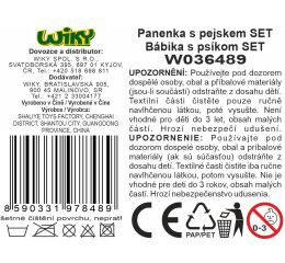 Panenka s pejskem set 12,5 cm