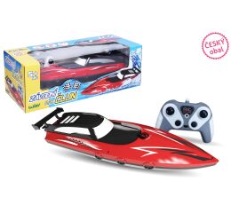 Závodní člun RC na dálkové ovládání 33 cm - český obal