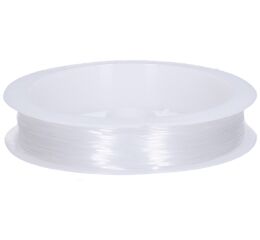 Lanko na korálky (silon) transparentní 0,6 mm, 14m, 6g