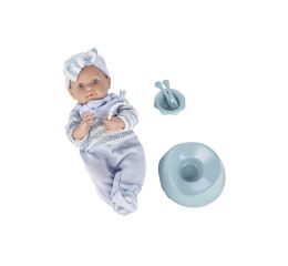 Miminko v overalu modré 40 cm