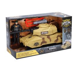 Tank s figurkou 25 cm