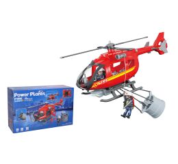 Helikoptéra hasiči s efekty 38cm
