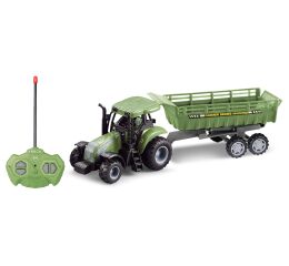 Traktor s vlečkou RC na dálkové ovládání 37 cm